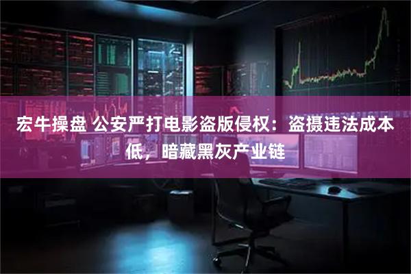 宏牛操盘 公安严打电影盗版侵权：盗摄违法成本低，暗藏黑灰产业链