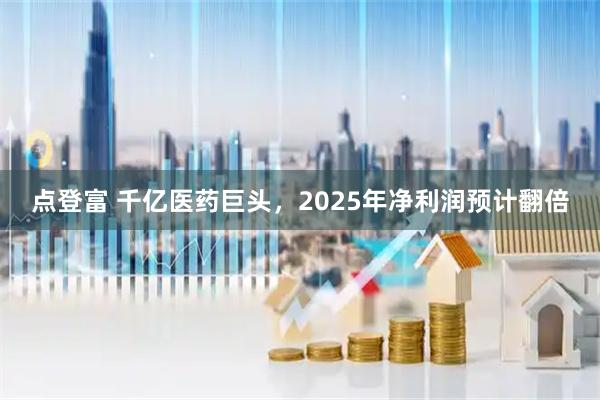 点登富 千亿医药巨头，2025年净利润预计翻倍
