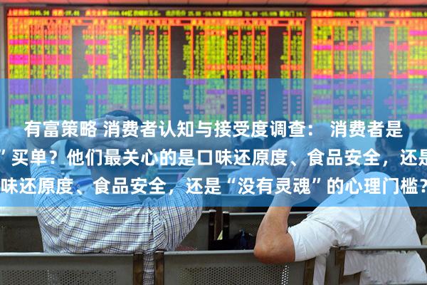 有富策略 消费者认知与接受度调查： 消费者是否愿意为“机器炒的菜”买单？他们最关心的是口味还原度、食品安全，还是“没有灵魂”的心理门槛？
